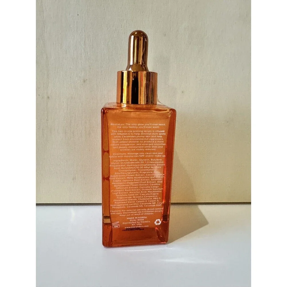 Revitalux Vitamin C Ceramides 2-In-1 Brightening Priming Serum